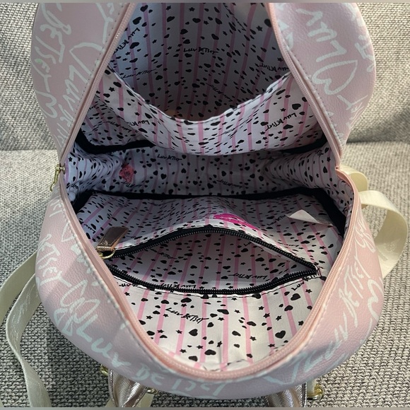 Betsey Johnson Pink and Gold Glam Backpack main image 15